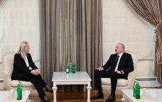 İlham Əliyev Jelka Tsviyanoviç ilə görüşdü &ndash; FOTO