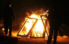 Mingəçevirdə bayram tonqalı yanğına səbəb oldu - ÖZƏL/VİDEO