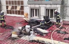 Naxçıvanda restoranda yanğın - İşçilərlə müştərilər təxliyə edildi - VİDEO