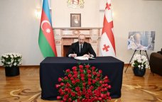 Prezident Gürcüstan səfirliyində - Başsağlığı verdi – FOTO