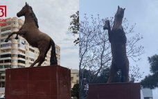 Xırdalanın &ldquo;kompas&rdquo;ı &ndash; Şəhərə bütün yollar bu at heykəlindən başlayır