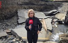 20 gündür çökdüyü üçün bağlanan yol niyə BƏRPA olunmur? &ndash; VİDEO