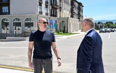 İlham Əliyev Xankəndidə Mədəniyyət Mərkəzinin açılışında -FOTO