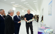 Xocalı şəhərində &ldquo;Qarabağ Tekstil Evi&rdquo; istifadəyə verildi - FOTO