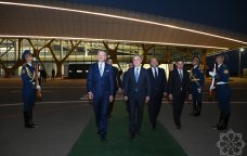 Slovakiya Prezidenti Füzuli aeroportundan Bakıya yola düşdü - FOTO