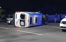 Naxçıvanda təcili tibbi yardım avtomobili aşdı - 4 yaralı var - FOTO
