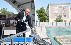 “Naxçıvan” Mehmanxana Kompleksinin təməli qoyuldu - FOTO-VİDEO
