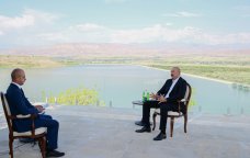 İlham Əliyev Azərbaycan Televiziyasına müsahibə verdi - FOTO