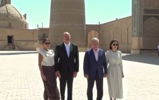 Prezidentlər və xanımları &ldquo;Poyi-Kalon&rdquo; kompleksini ZİYARƏT ETDİLƏR - VİDEO