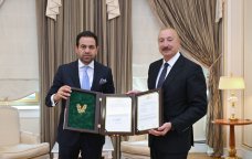 İlham Əliyevə "Zayed İnsan Qardaşlığı Mükafatı"nın sertifikatı təqdim olundu - FOTO/VİDEO