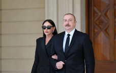Prezident və birinci xanım Şamaxıda