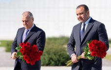 Əli Nağıyev və Orxan Sultanov Bakı şəhərindəki Zəfər parkını ziyarət etdilər - FOTO