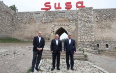 Şuşada üç ölkənin müdafiə nazirləri bir araya gəldi - FOTO