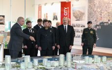 İlham Əliyev və Ramzan Kadırov &ldquo;Bakı Ağ Şəhər&rdquo;də - FOTO/VİDEO