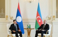İlham Əliyev və Laos Prezidenti arasında təkbətək görüş &ndash; FOTO/VİDEO