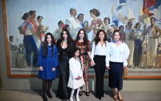Leyla və Alyona Əliyevalar &ldquo;ENQRAM&rdquo; sərgisində - FOTO