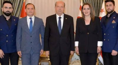 Gülyaz Məmmədova Şimali Kiprin Prezidenti ilə GÖRÜŞDÜ - FOTO