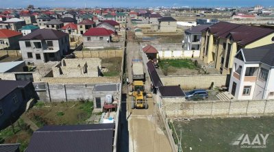 Sumqayıtda yollar təmir olunur - FOTO/VİDEO