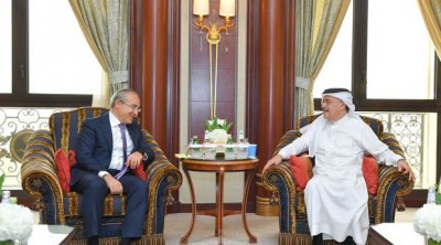 Mikayıl Cabbarov “Saudi Aramco”nun prezidenti ilə görüşdü - FOTO