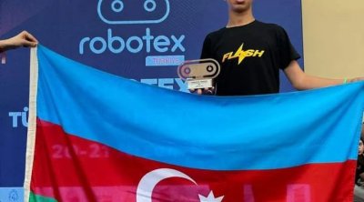 Robotlar yarışında ikinci yeri Azərbaycan məktəblisi tutdu