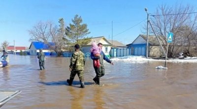 Rusiyada yüzlərlə evi su basdı - VİDEO