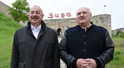 Azərbaycan və Belarus prezidentləri Şuşada birgə nahar ediblər