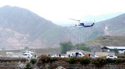 İran Prezidentinin helikopterin sərhədimizdən lentə alınan son FOTOSU