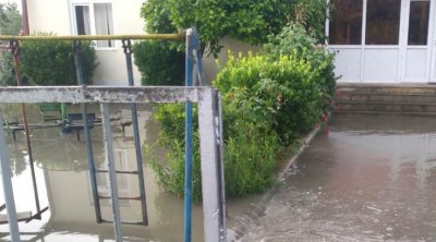 Zaqatalada 250-yə yaxın evin həyətyanı sahəsini sel suları basdı - FOTO