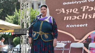 Aşıq Pəri məclisi III Türk Dünyası Ədəbiyyat və Kitab Festivalında - FOTO/VİDEO