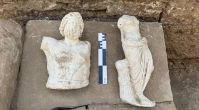 Antalyada Roma dövrünə aid heykəllər tapıldı