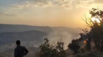 İranda meşə yanğını: Helikopterlər havaya qaldırıldı - VİDEO