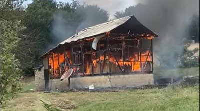 Cəlilabadda ev yandı – FOTO 