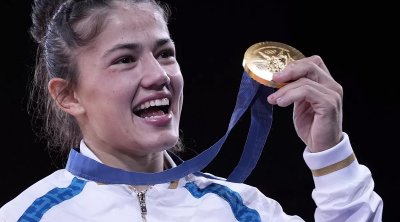 Özbəkistan Paris Olimpiadasında ilk qızıl medalını qazandı - FOTO