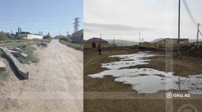 Qobustan qəsəbəsinin sakinləri yolların baxımsız olmasından ŞİKAYƏTÇİDİRLƏR