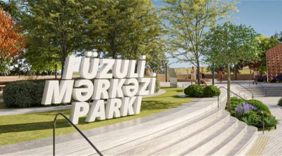 Füzuli Mərkəzi Parkının tikintisinə başlanılacaq - FOTO