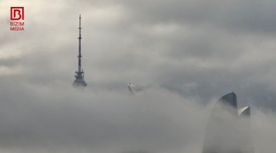 Bakıda DUMANLI HAVA – FOTO 