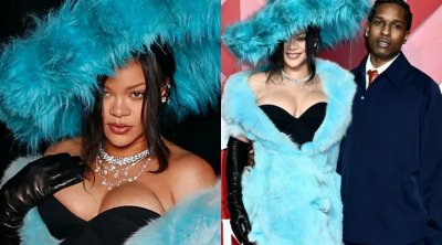 Rihanna sevgilisi ilə qırmızı xalçada – FOTO/VİDEO