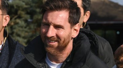 Lionel Messi Bakıda Qarabağ atları ilə tanış oldu - VİDEO