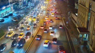 Hazırda Bakının bu yollarında tıxac müşahidə olunur