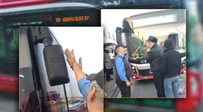 “BakuBus”un sürücüsü ilə sərnişinlər arasında MÜBAHİSƏ – VİDEO