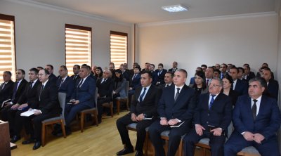 Naxçıvanda Dövlət Vergi Xidmətinin rəis müavini kollektivə təqdim olundu - FOTO