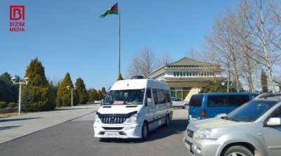 Növbəti köç karvanı Ağdərənin Həsənriz kəndinə yola salındı - FOTO