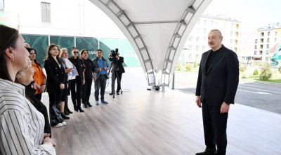 Prezident: “Şadam ki, artıq Suqovuşan kəndində də keçmiş köçkünlər yerləşirlər”