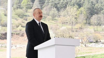 Prezident: “Kəlbəcər indi dünyanın ən gözəl mənzərəli şəhərlərindən birinə çevrilir”