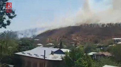 Ağdərədə güclü meşə YANĞINI