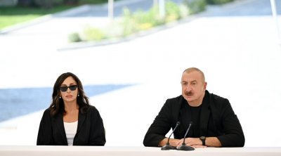Prezident: “İndi Gəncəyə Kəlbəcərdən yəqin ki, 1 saat yarıma gedəcəksiniz” - VİDEO
