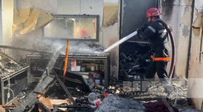 Abşeronda ev yanaraq külə döndü – FOTO/VİDEO