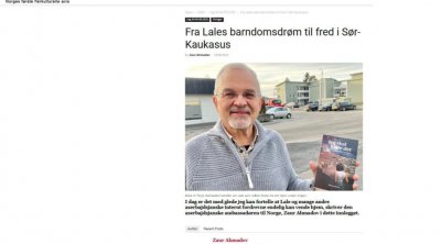 Norveç nəşrində Cənubi Qafqazda sülh prosesi ilə bağlı məqalə dərc edildi