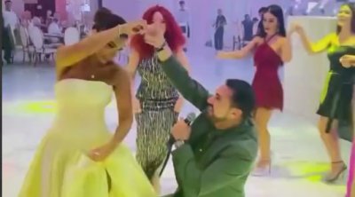 Afaq Gəncəlinin qardaşının toyundan VİDEO