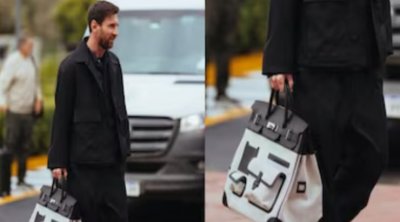Messinin 65 min dollarlıq paltosu və dəbli çantası - FOTO